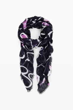Bufandas Y Pañuelos-Desigual Foulard flores
