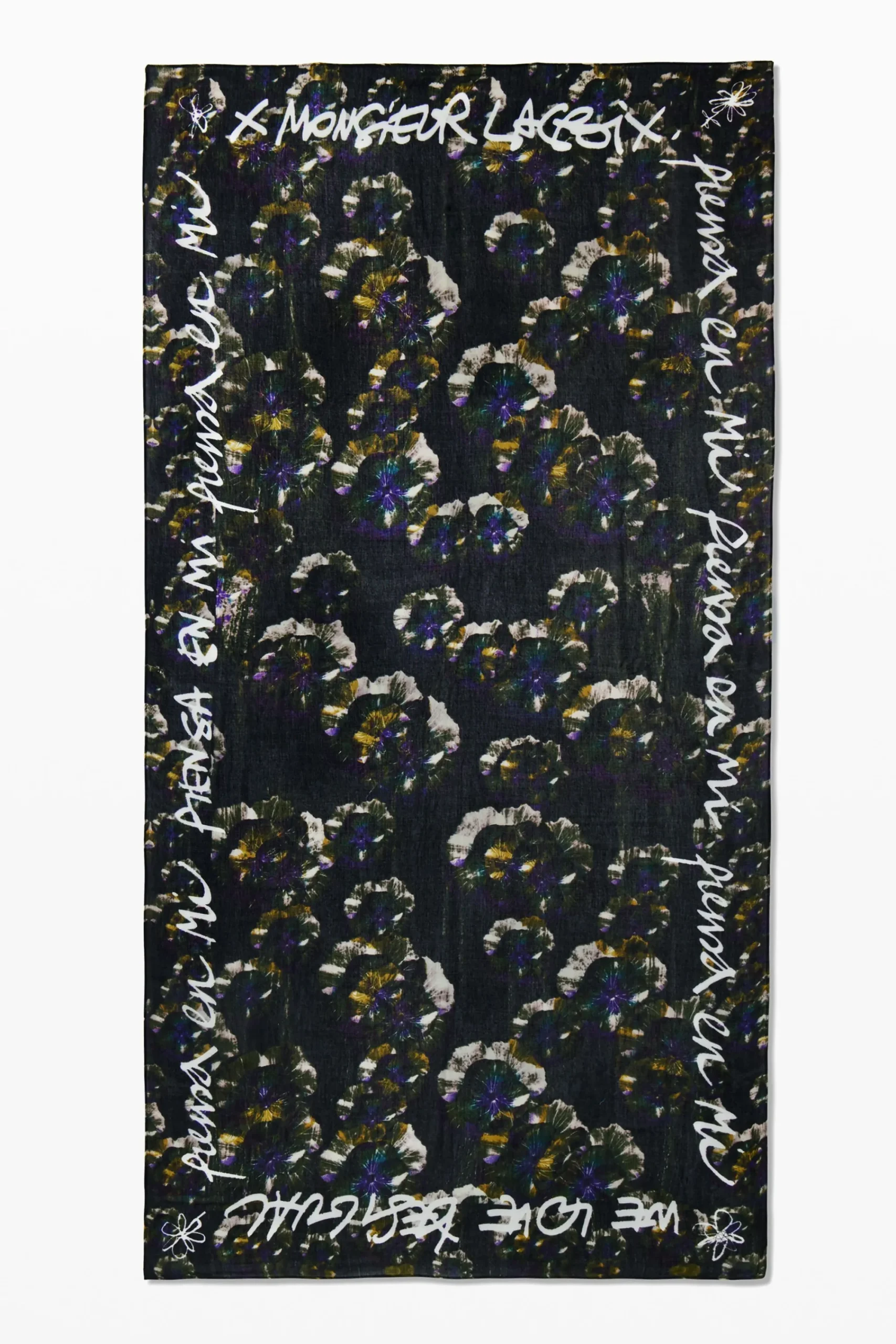 Bufandas Y Pañuelos-Desigual Foulard flores M. Christian Lacroix