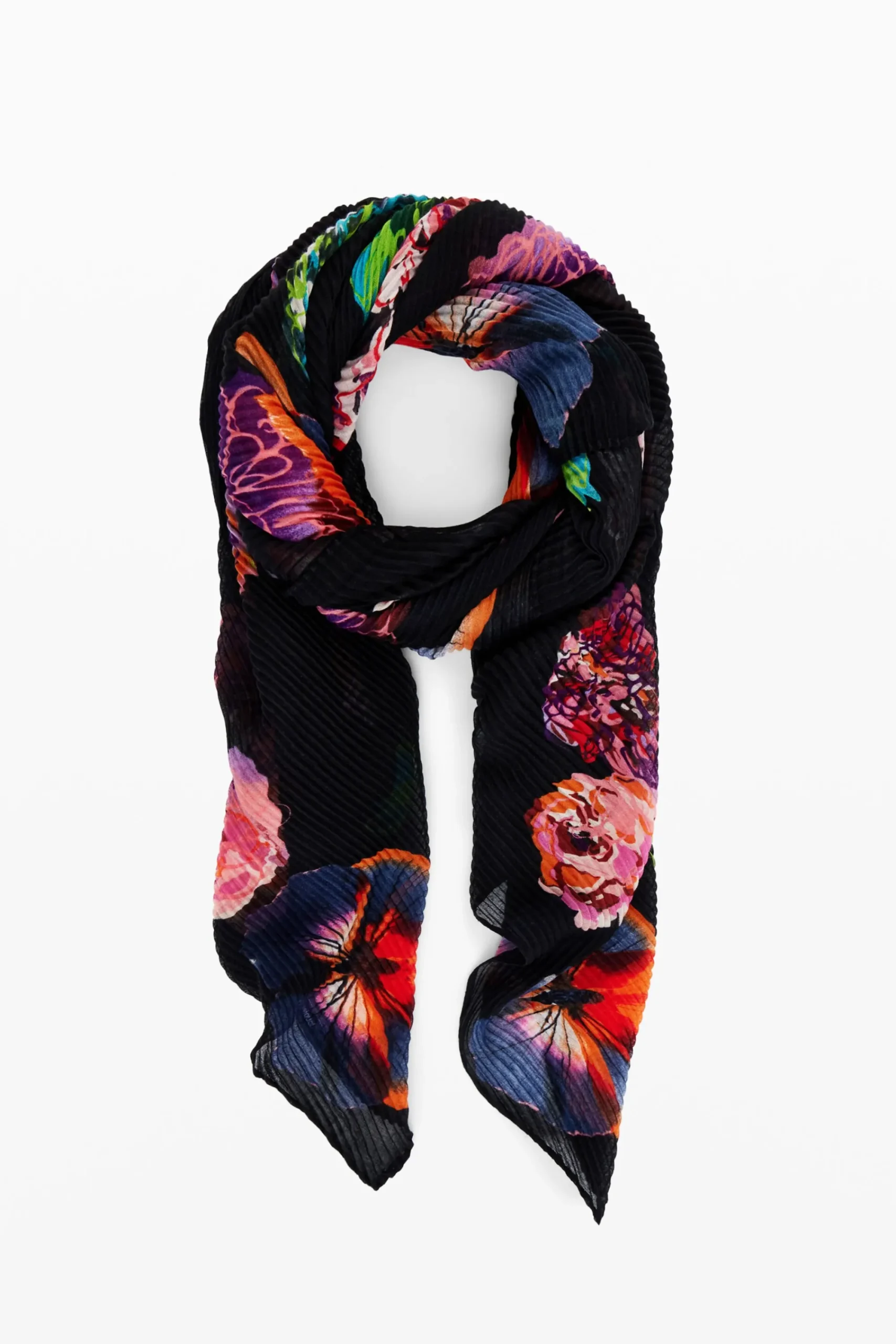 Bufandas Y Pañuelos-Desigual Foulard flores M. Christian Lacroix