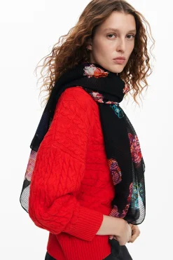 Bufandas Y Pañuelos-Desigual Foulard flores M. Christian Lacroix