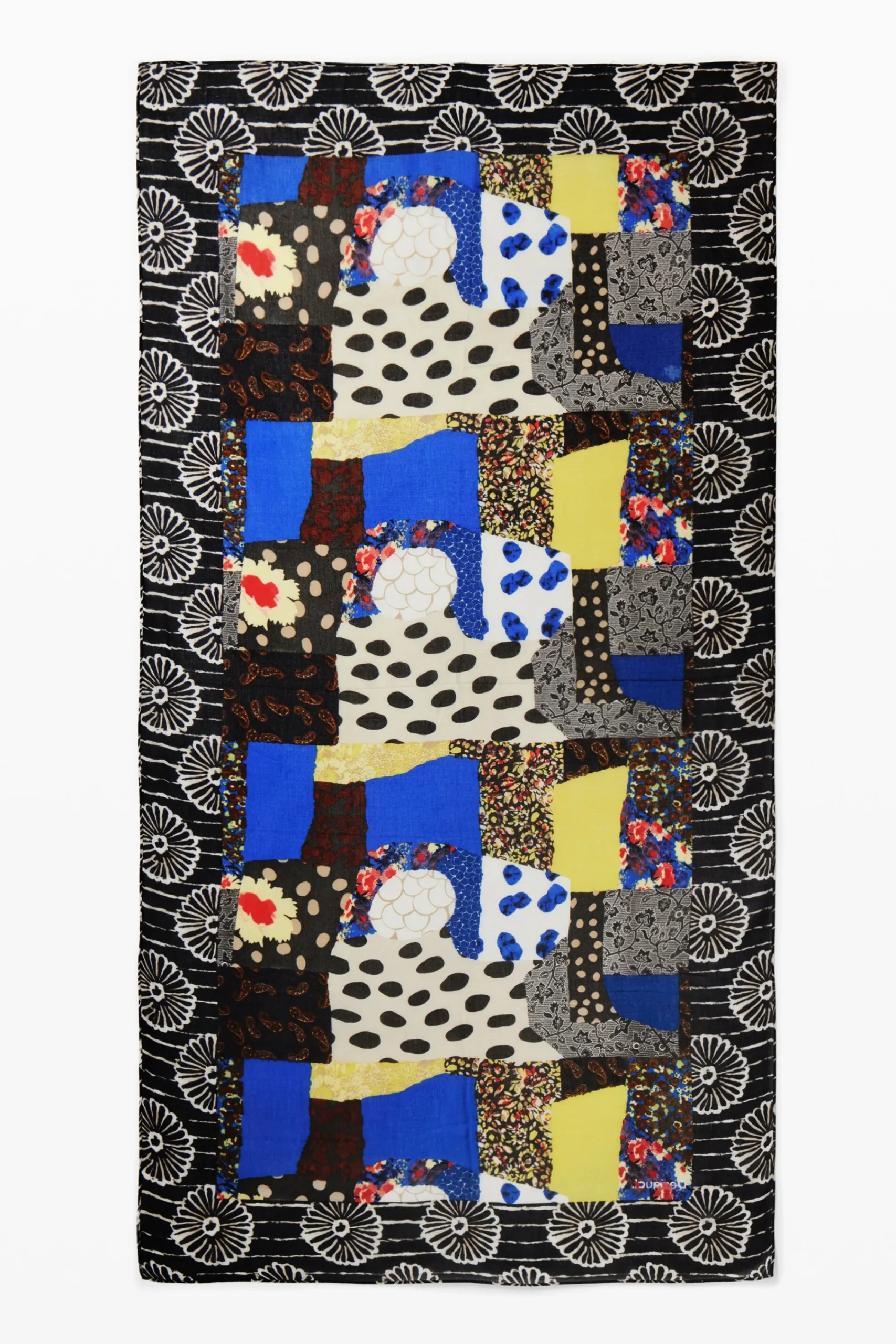 Bufandas Y Pañuelos-Desigual Foulard patch floral