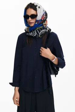 Bufandas Y Pañuelos-Desigual Foulard patch floral