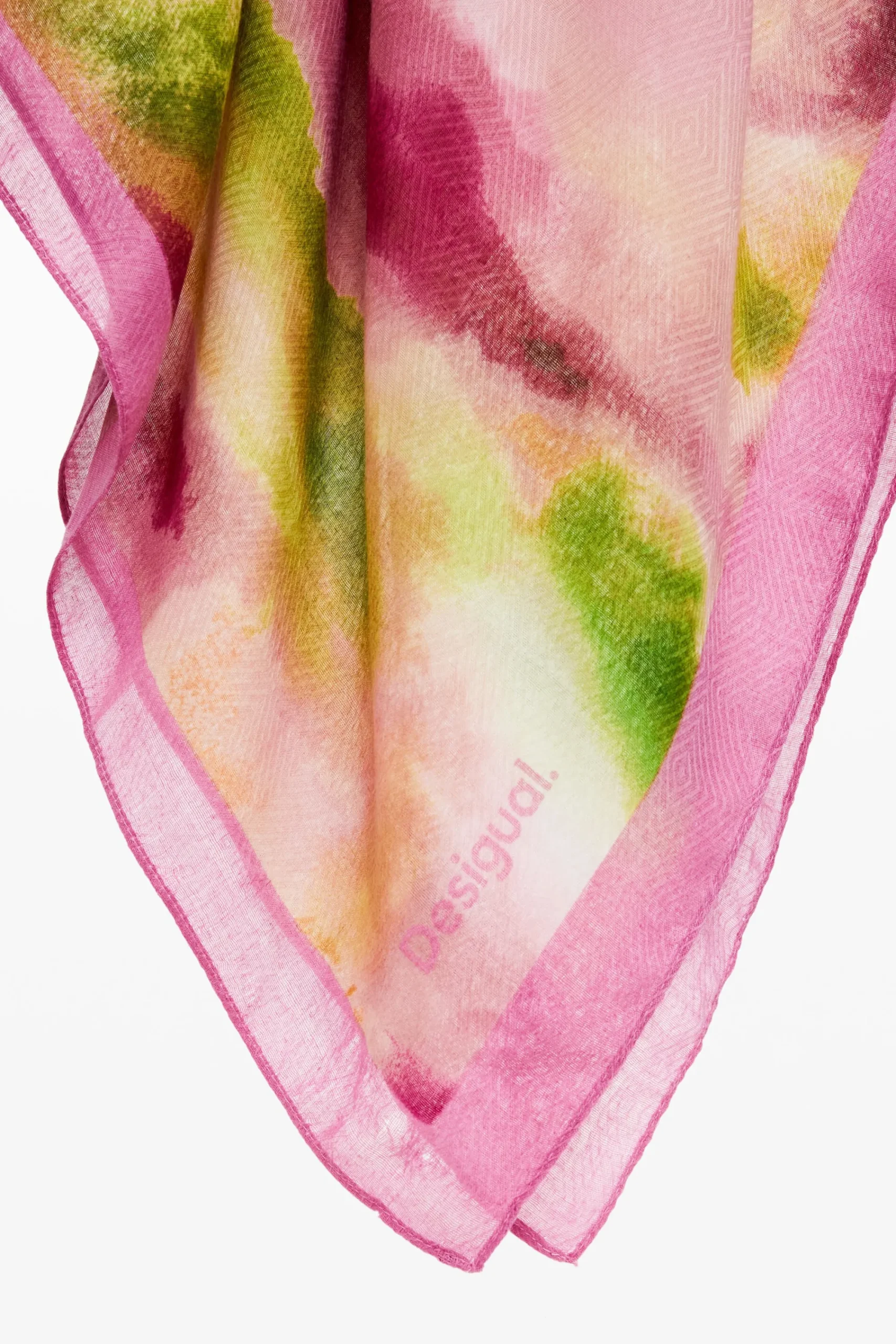 Bufandas Y Pañuelos-Desigual Foulard rectangular acuarela