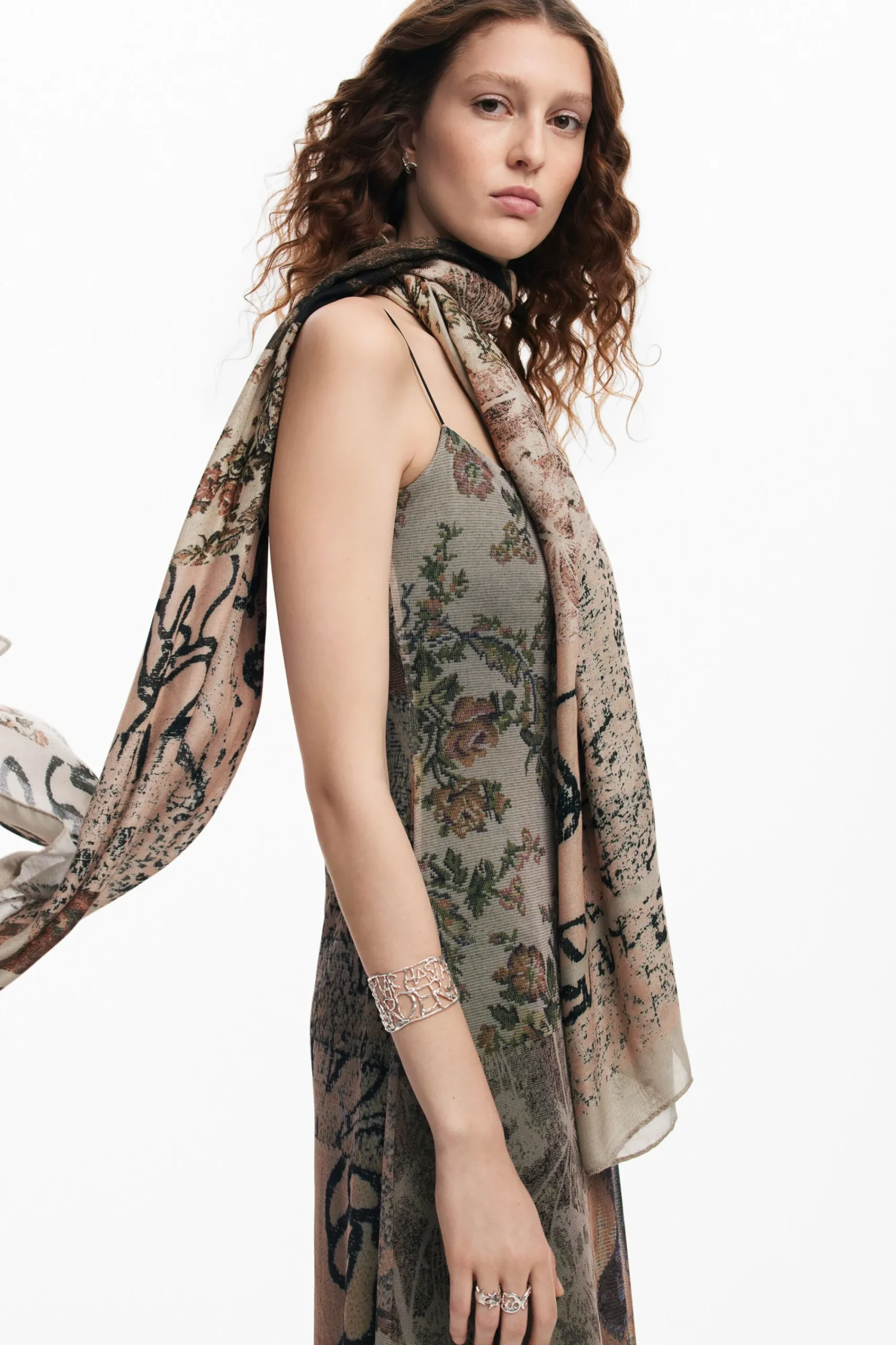 Bufandas Y Pañuelos-Desigual Foulard tapestry
