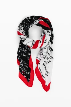 Bufandas Y Pañuelos-Desigual Fulard lettering