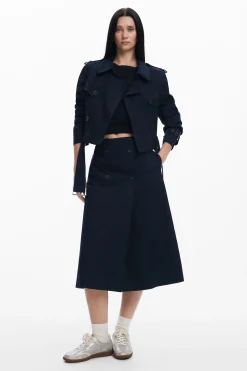 Abrigos Y Chaquetas-Desigual Gabardina desmontable