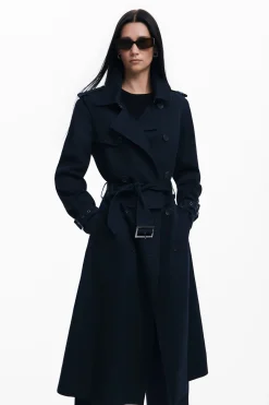 Abrigos Y Chaquetas-Desigual Gabardina desmontable