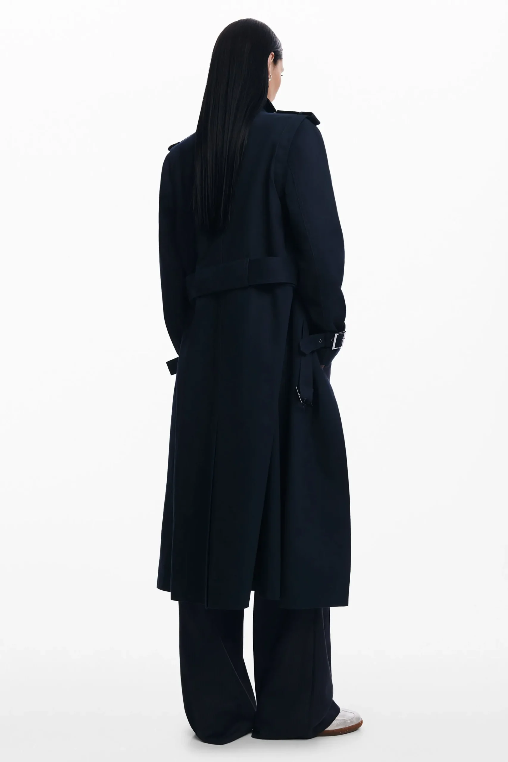 Abrigos Y Chaquetas-Desigual Gabardina desmontable
