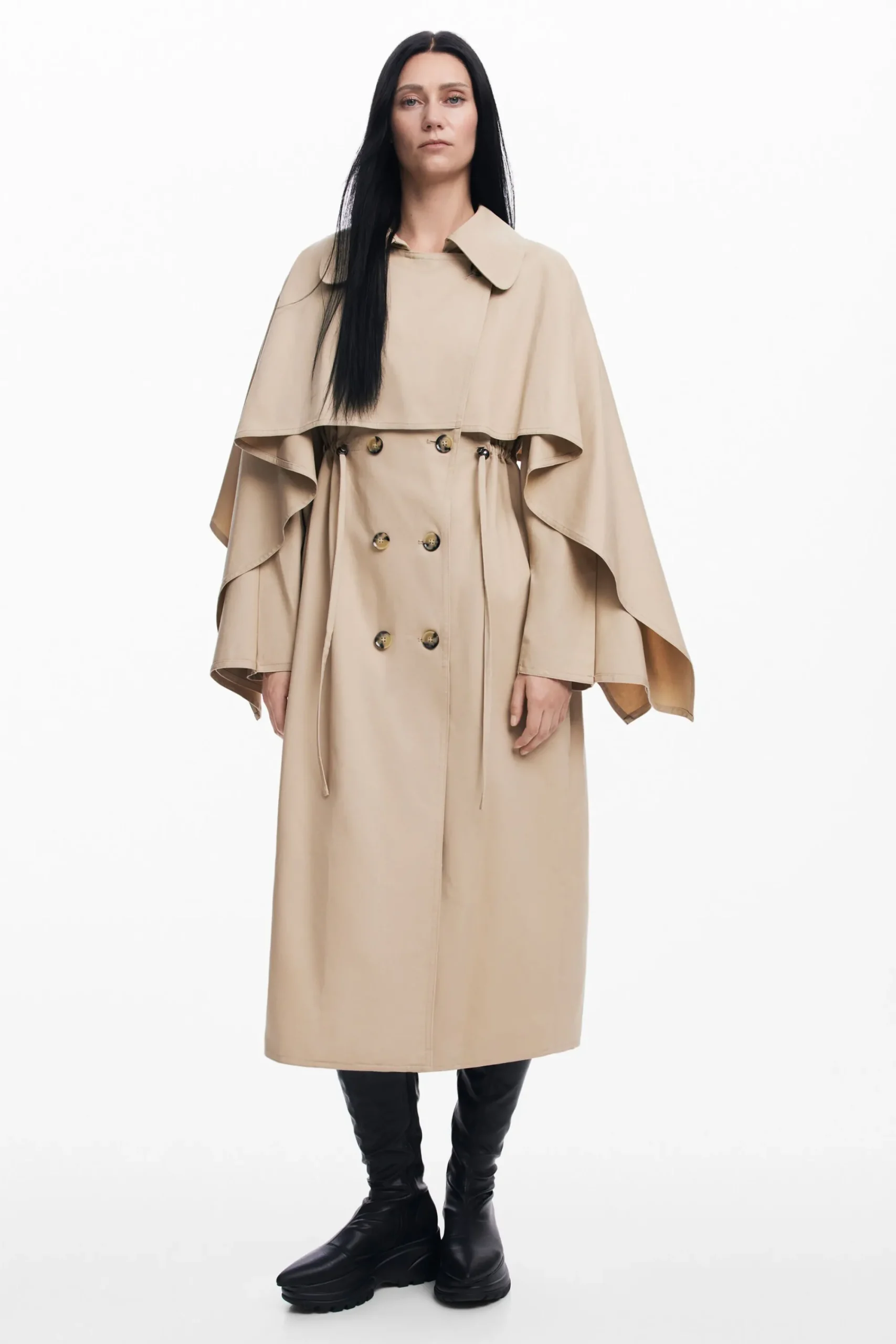 Abrigos Y Chaquetas-Desigual Gabardina manga murciélago Maitrepierre