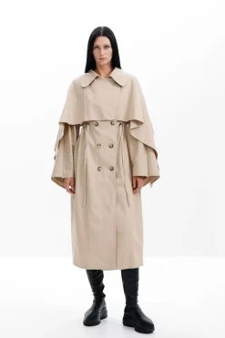 Abrigos Y Chaquetas-Desigual Gabardina manga murciélago Maitrepierre