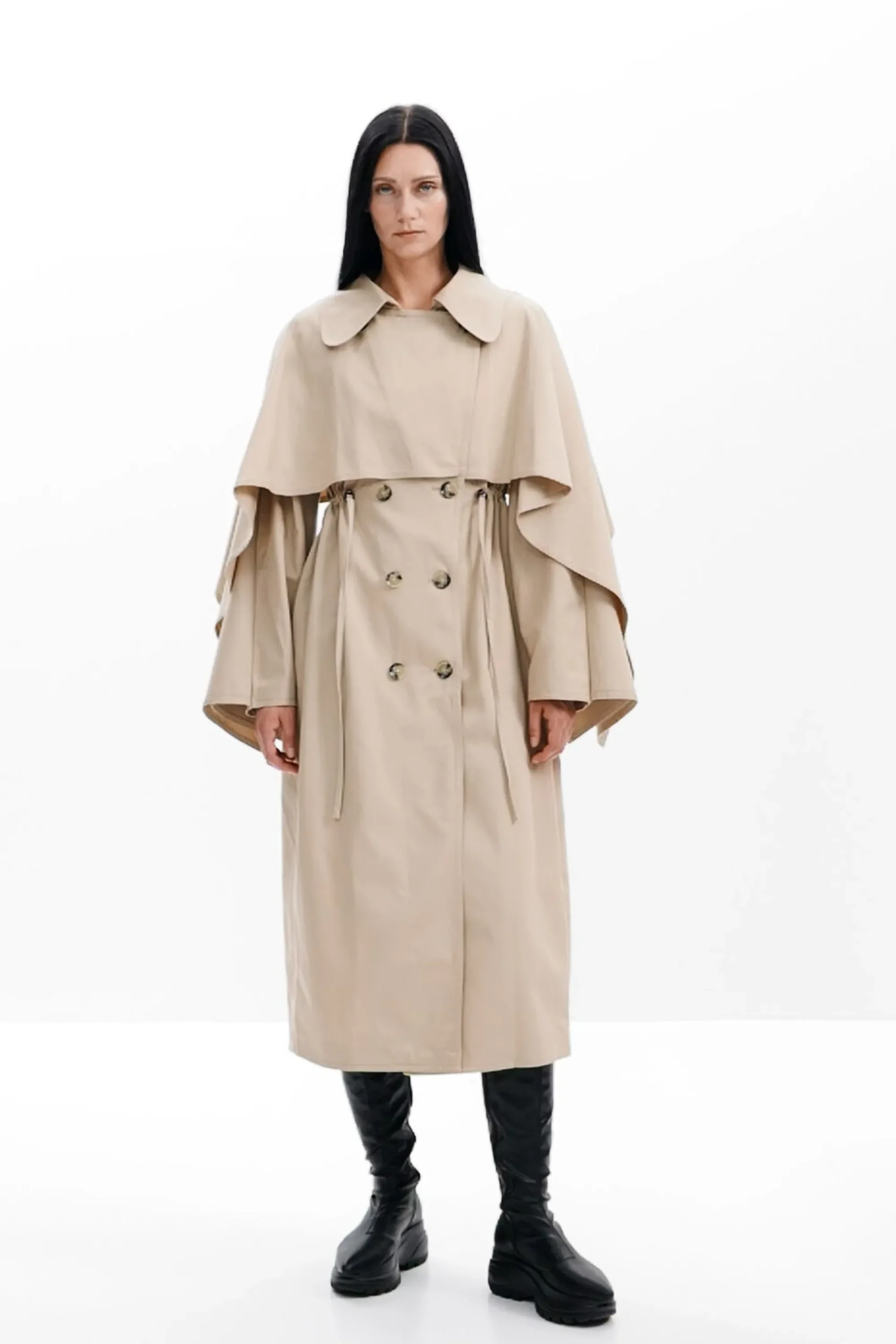 Abrigos Y Chaquetas-Desigual Gabardina manga murciélago Maitrepierre