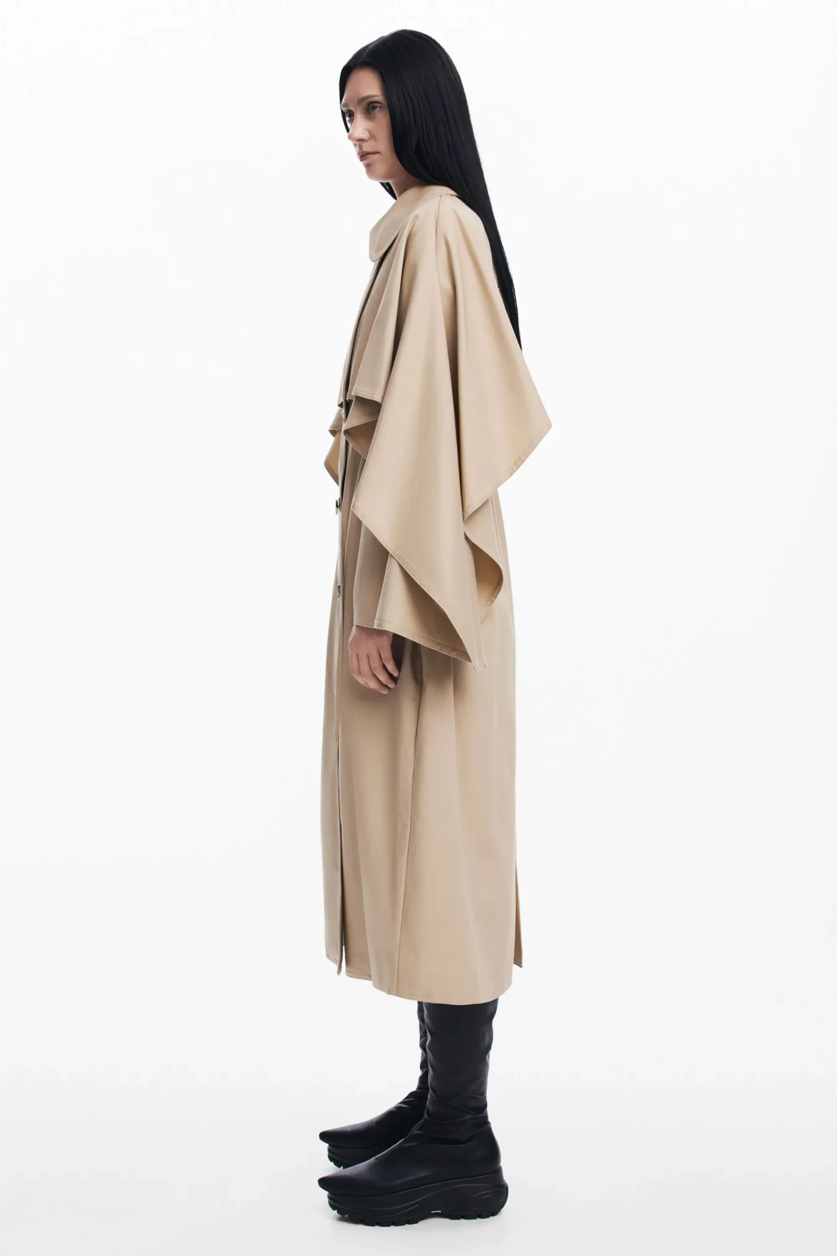 Abrigos Y Chaquetas-Desigual Gabardina manga murciélago Maitrepierre