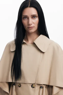 Abrigos Y Chaquetas-Desigual Gabardina manga murciélago Maitrepierre