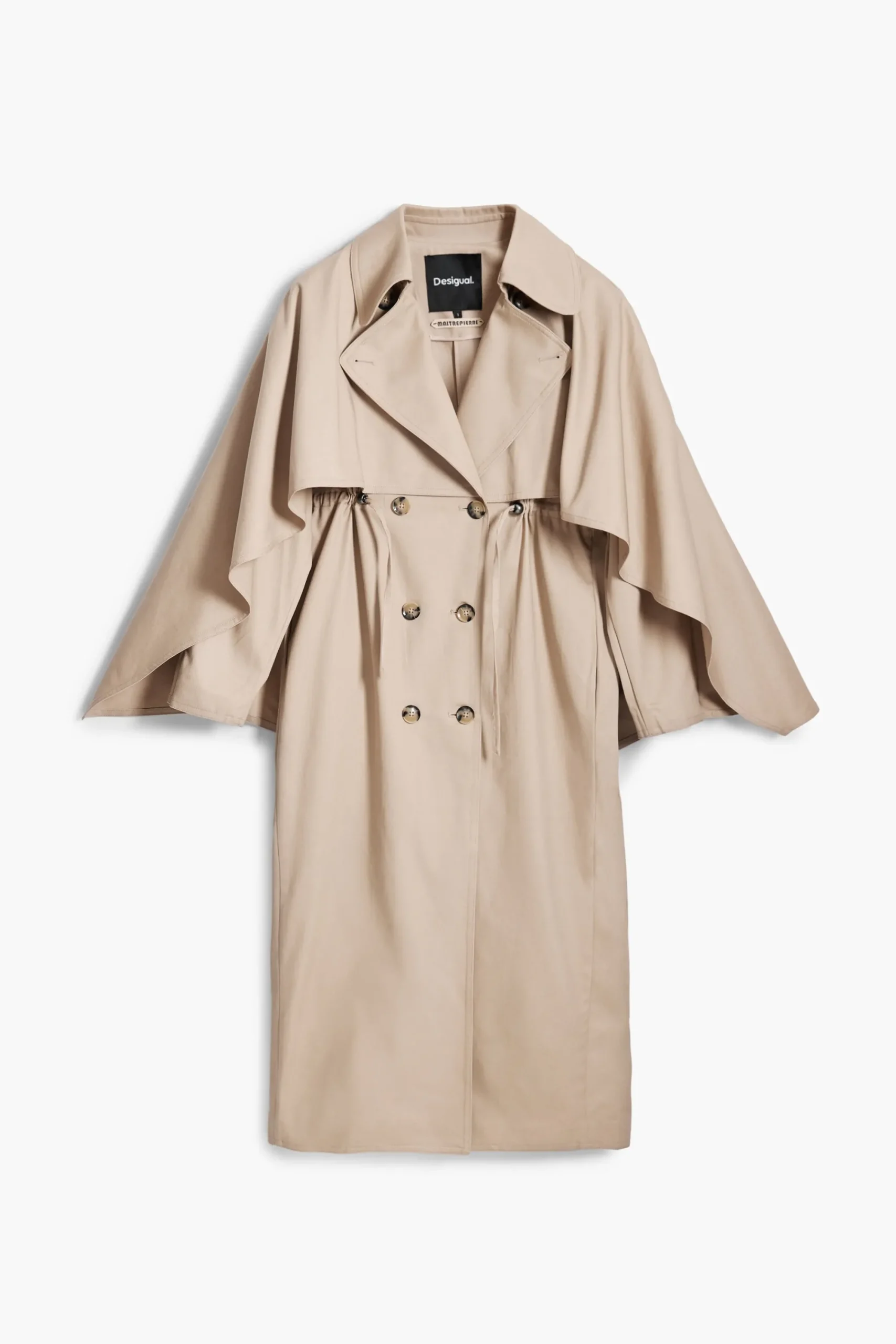 Abrigos Y Chaquetas-Desigual Gabardina manga murciélago Maitrepierre