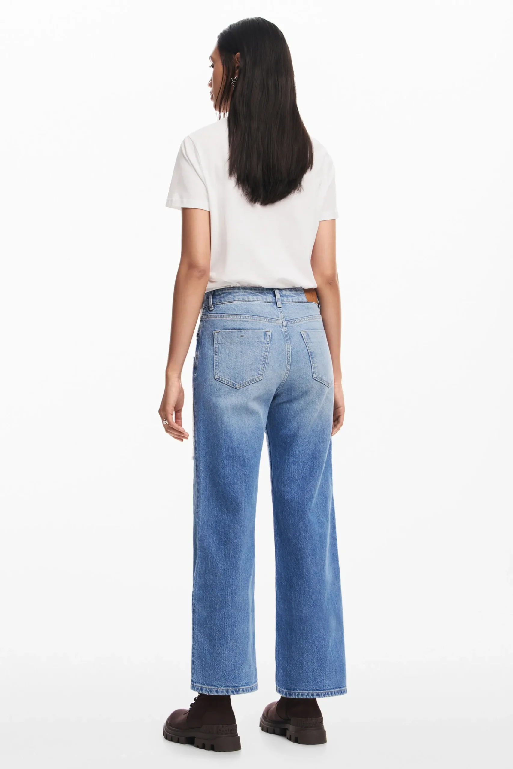 Vaqueros|Pantalones-Desigual Jeans patchwork