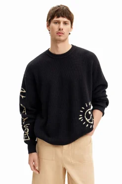 Jerséis Y Sudaderas-Desigual Jersey bordados