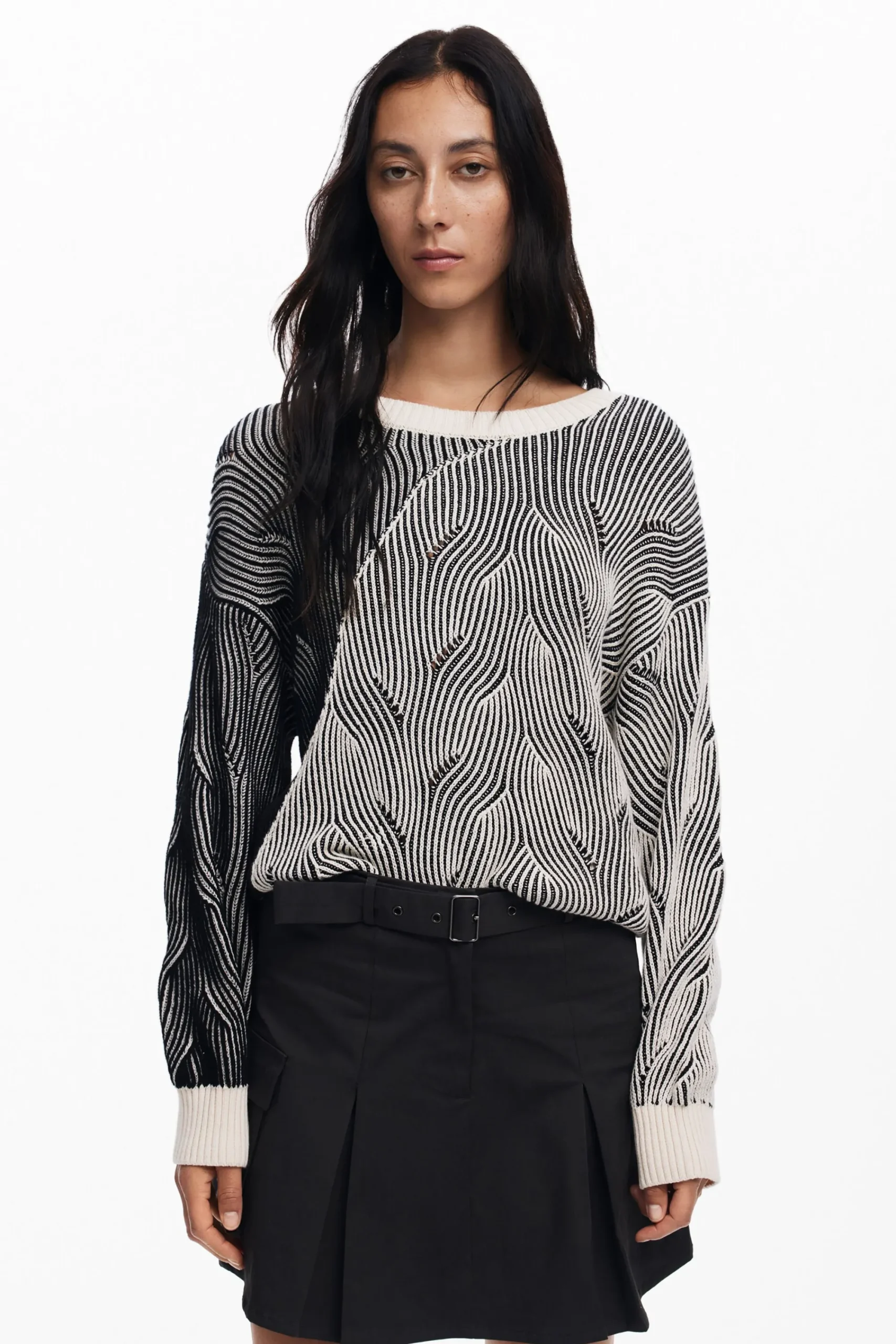 Ropa De Punto|Jerséis-Desigual Jersey canalé