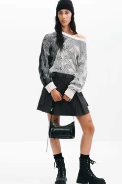 Ropa De Punto|Jerséis-Desigual Jersey canalé