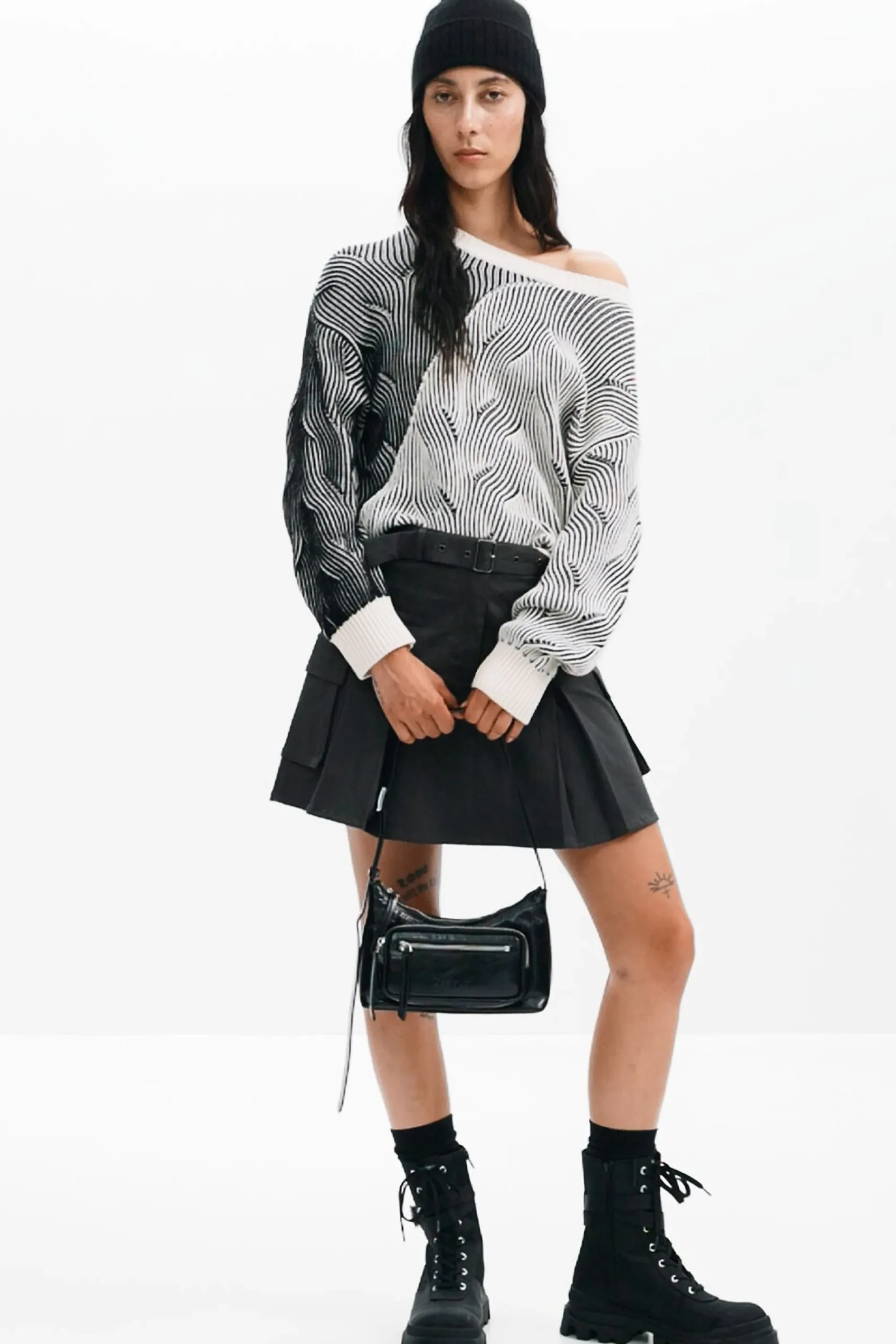 Ropa De Punto|Jerséis-Desigual Jersey canalé