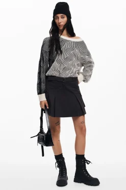 Ropa De Punto|Jerséis-Desigual Jersey canalé