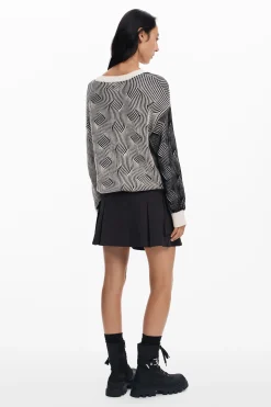 Ropa De Punto|Jerséis-Desigual Jersey canalé
