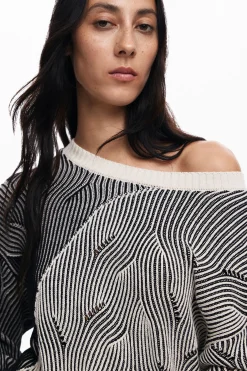 Ropa De Punto|Jerséis-Desigual Jersey canalé