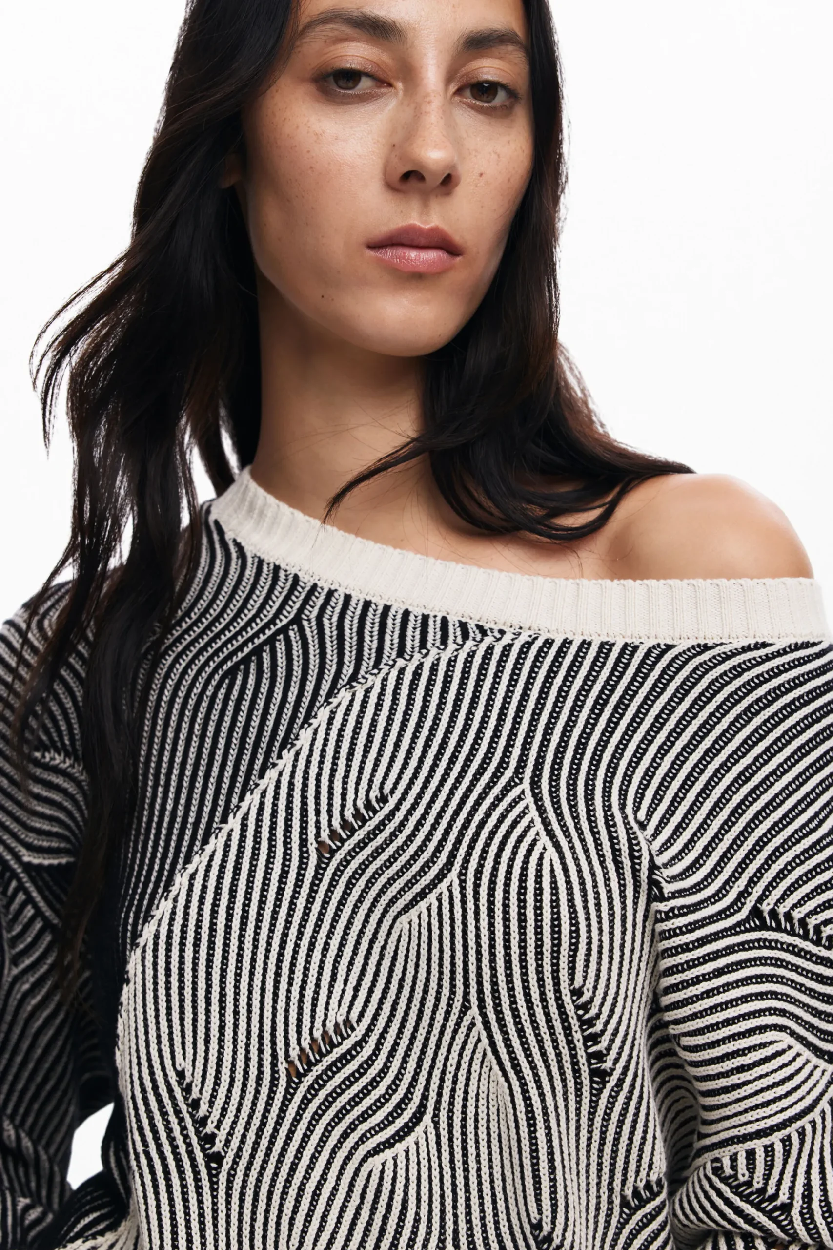 Ropa De Punto|Jerséis-Desigual Jersey canalé