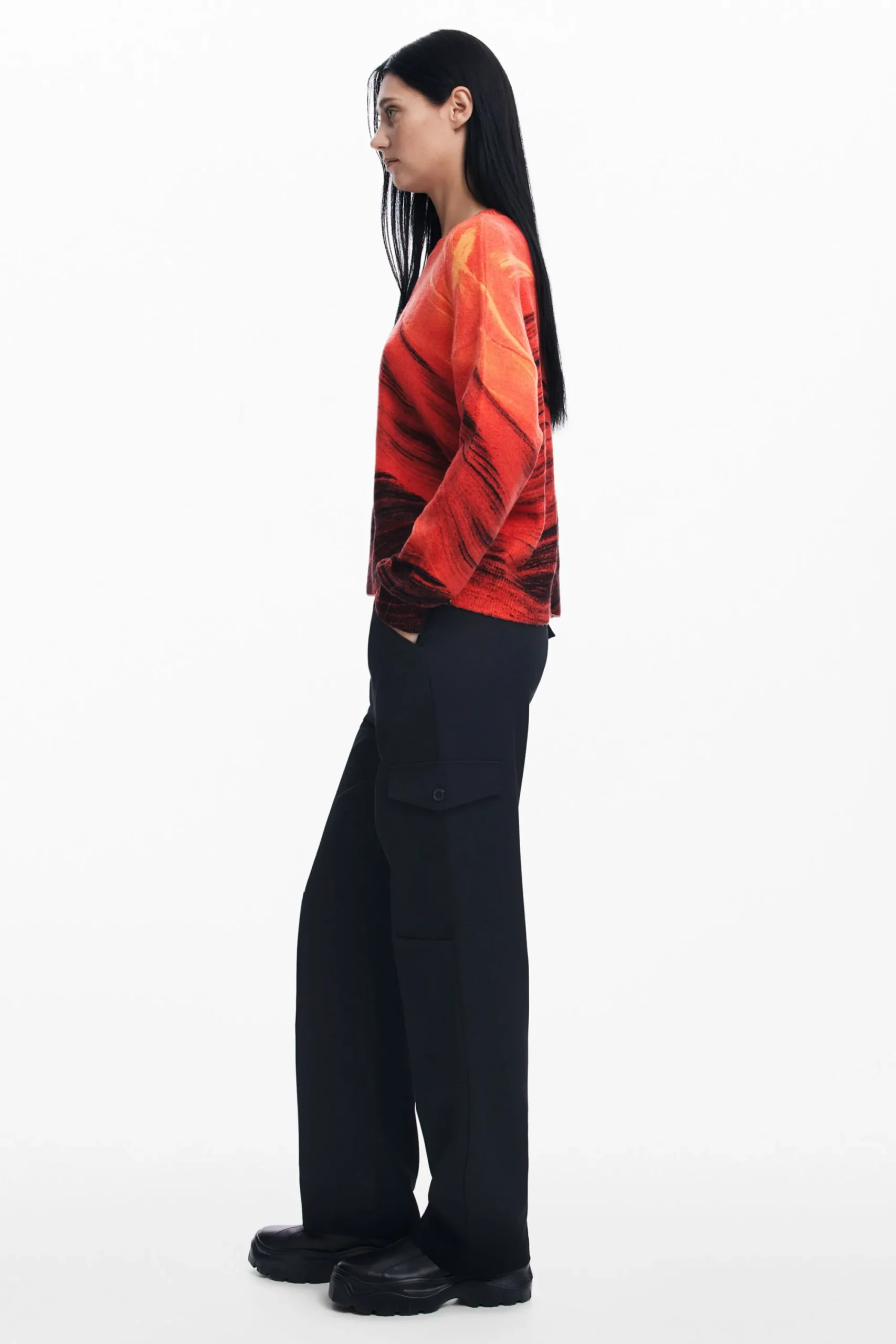 Ropa De Punto|Jerséis-Desigual Jersey contrastes