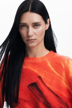 Ropa De Punto|Jerséis-Desigual Jersey contrastes