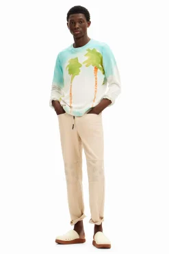 Jerséis Y Sudaderas-Desigual Jersey de punto acuarela