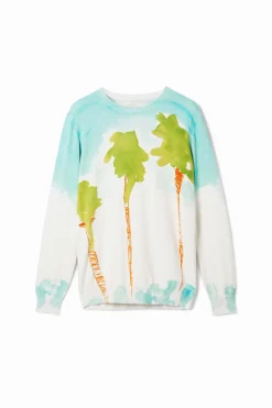 Jerséis Y Sudaderas-Desigual Jersey de punto acuarela