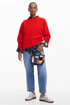 Ropa De Punto|Jerséis-Desigual Jersey de punto relieves