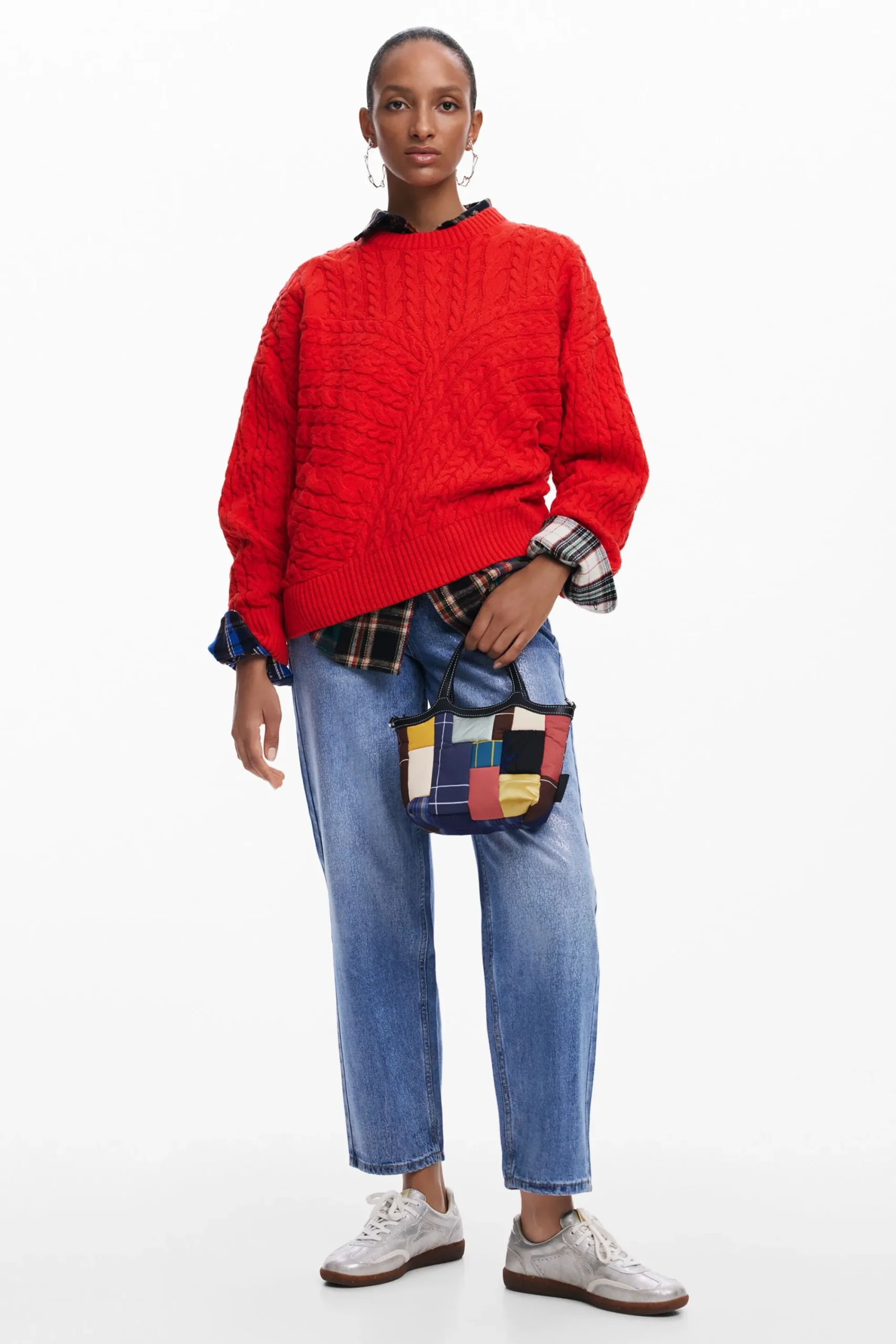 Ropa De Punto|Jerséis-Desigual Jersey de punto relieves
