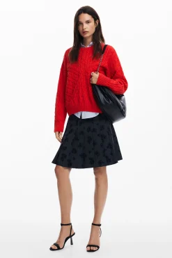 Ropa De Punto|Jerséis-Desigual Jersey de punto relieves