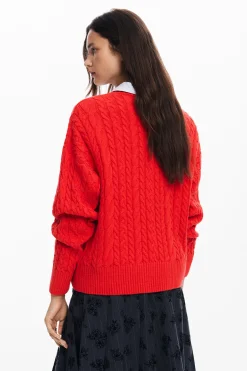 Ropa De Punto|Jerséis-Desigual Jersey de punto relieves