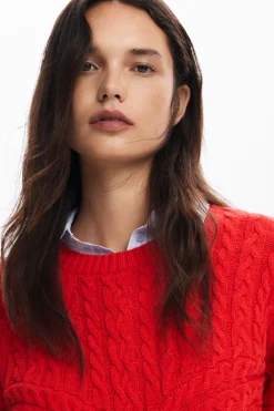 Ropa De Punto|Jerséis-Desigual Jersey de punto relieves