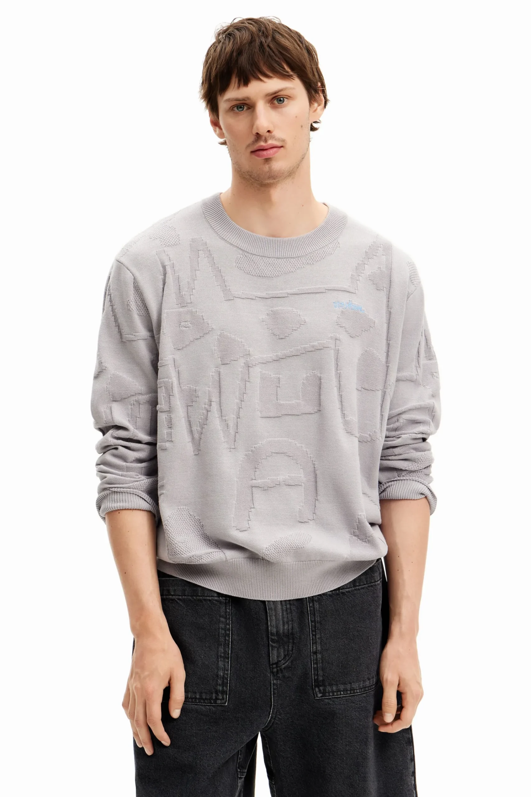 Jerséis Y Sudaderas-Desigual Jersey de punto texturas