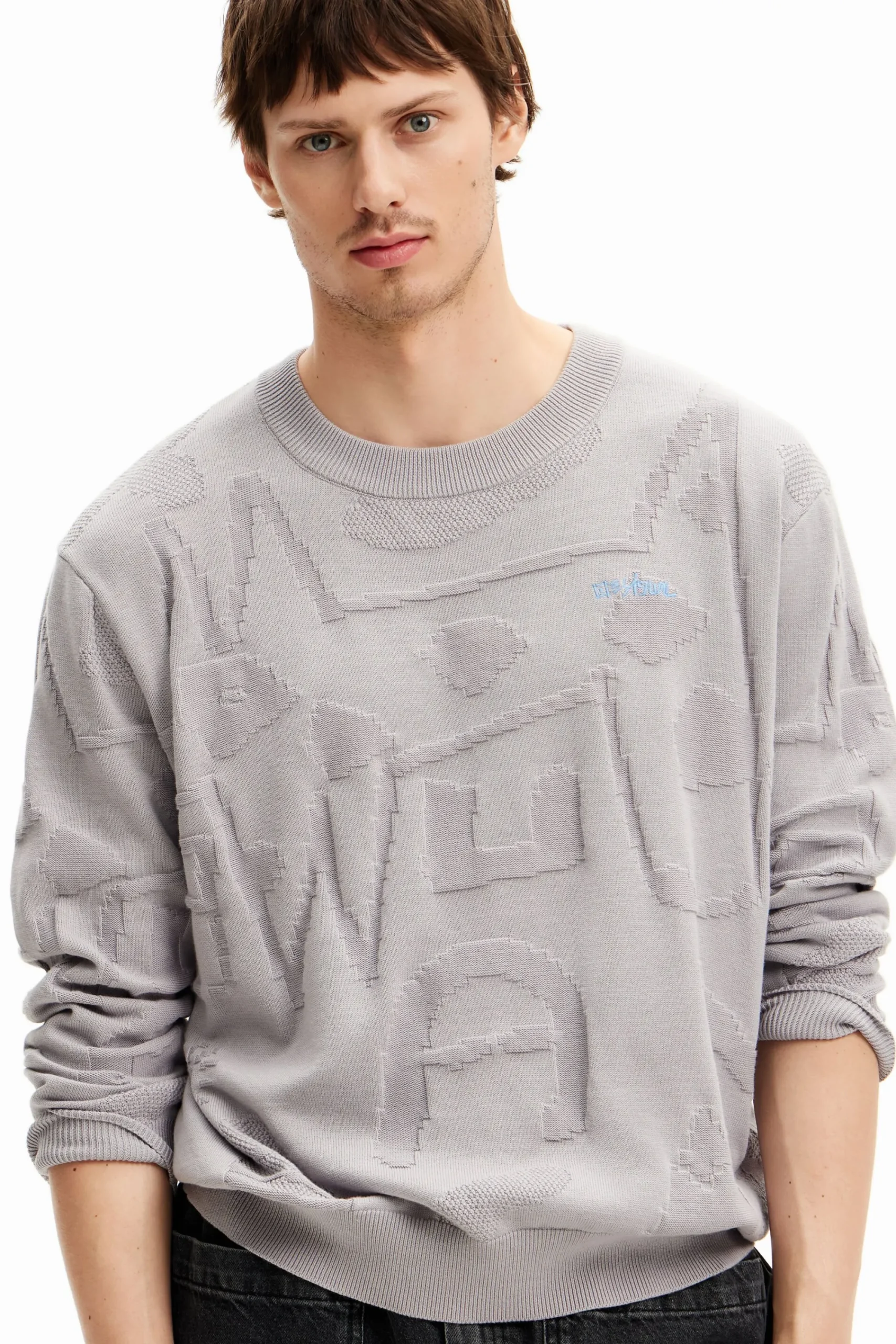 Jerséis Y Sudaderas-Desigual Jersey de punto texturas