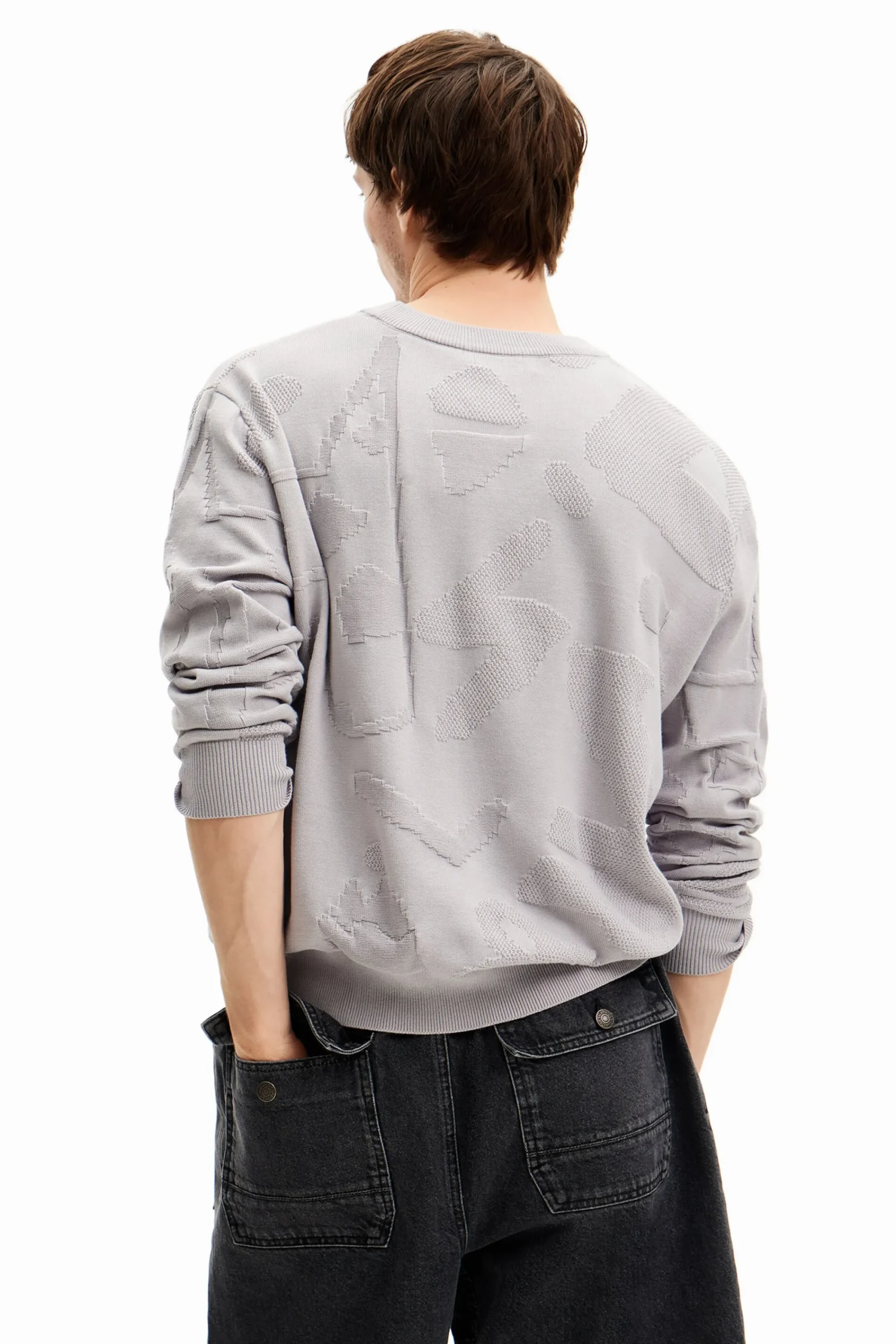 Jerséis Y Sudaderas-Desigual Jersey de punto texturas