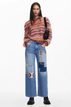 Ropa De Punto|Jerséis-Desigual Jersey de rayas