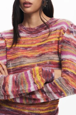 Ropa De Punto|Jerséis-Desigual Jersey de rayas