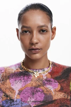 Ropa De Punto|Jerséis-Desigual Jersey estampado M. Christian Lacroix