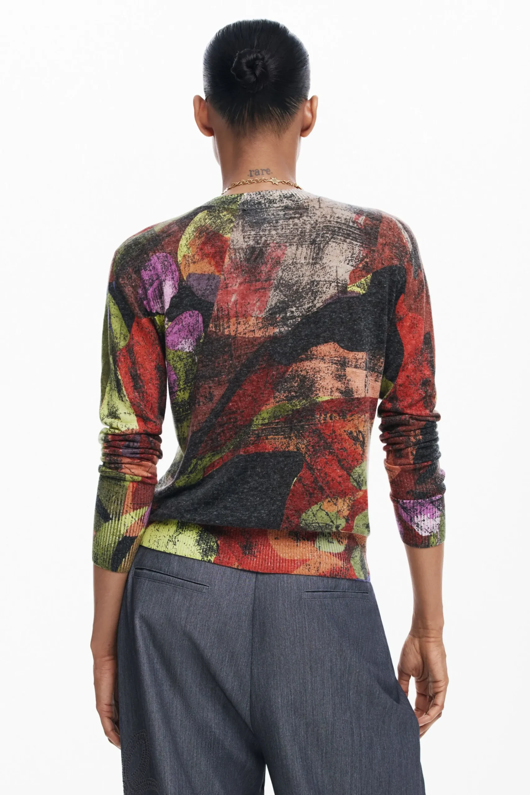 Ropa De Punto|Jerséis-Desigual Jersey estampado M. Christian Lacroix