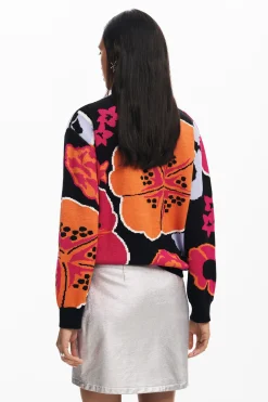 Ropa De Punto|Jerséis-Desigual Jersey flores