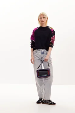 Ropa De Punto|Jerséis-Desigual Jersey mangas flores