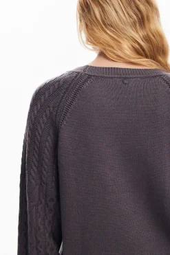 Ropa De Punto|Jerséis-Desigual Jersey mangas textura