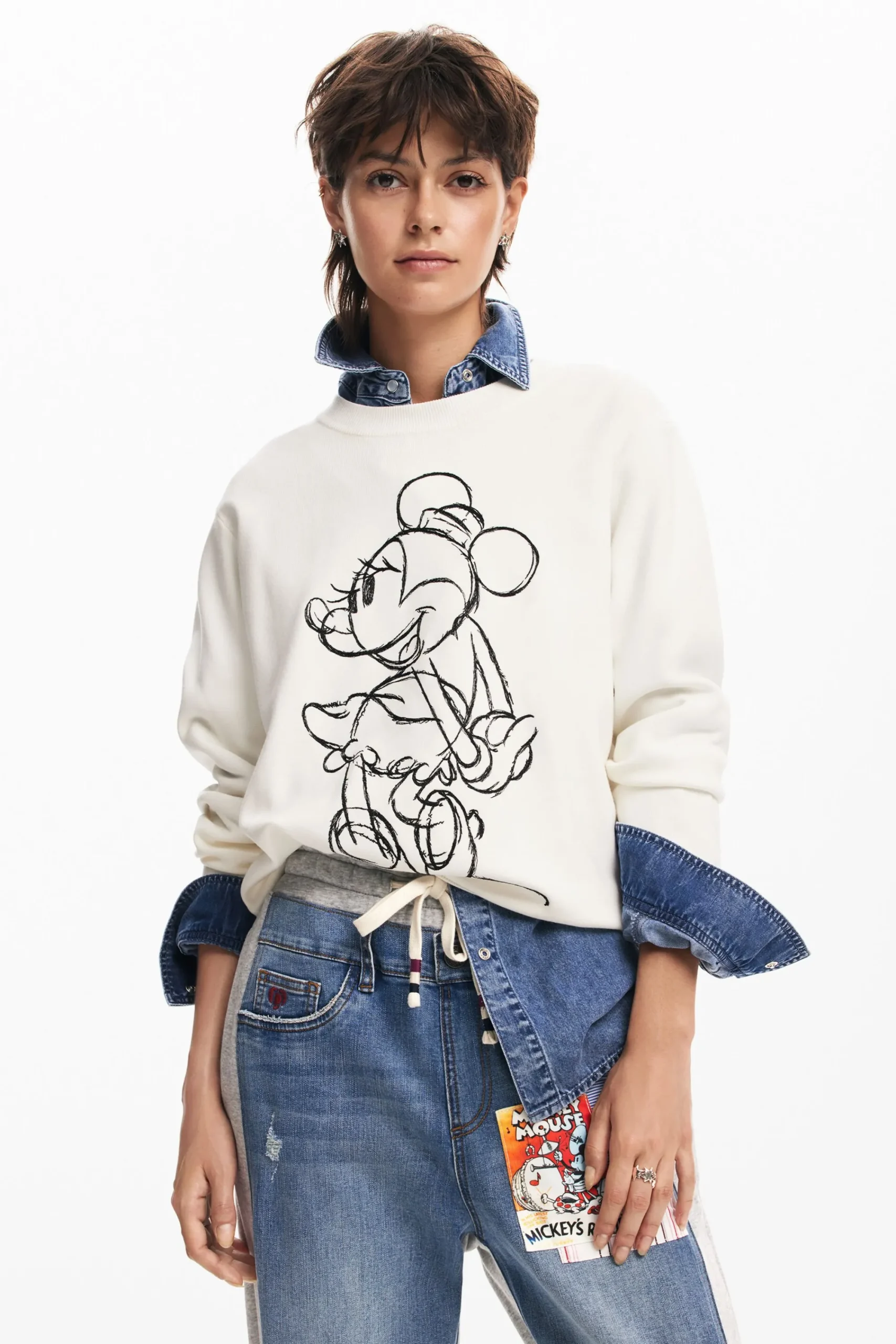 Ropa De Punto|Jerséis-Desigual Jersey Minnie Mouse