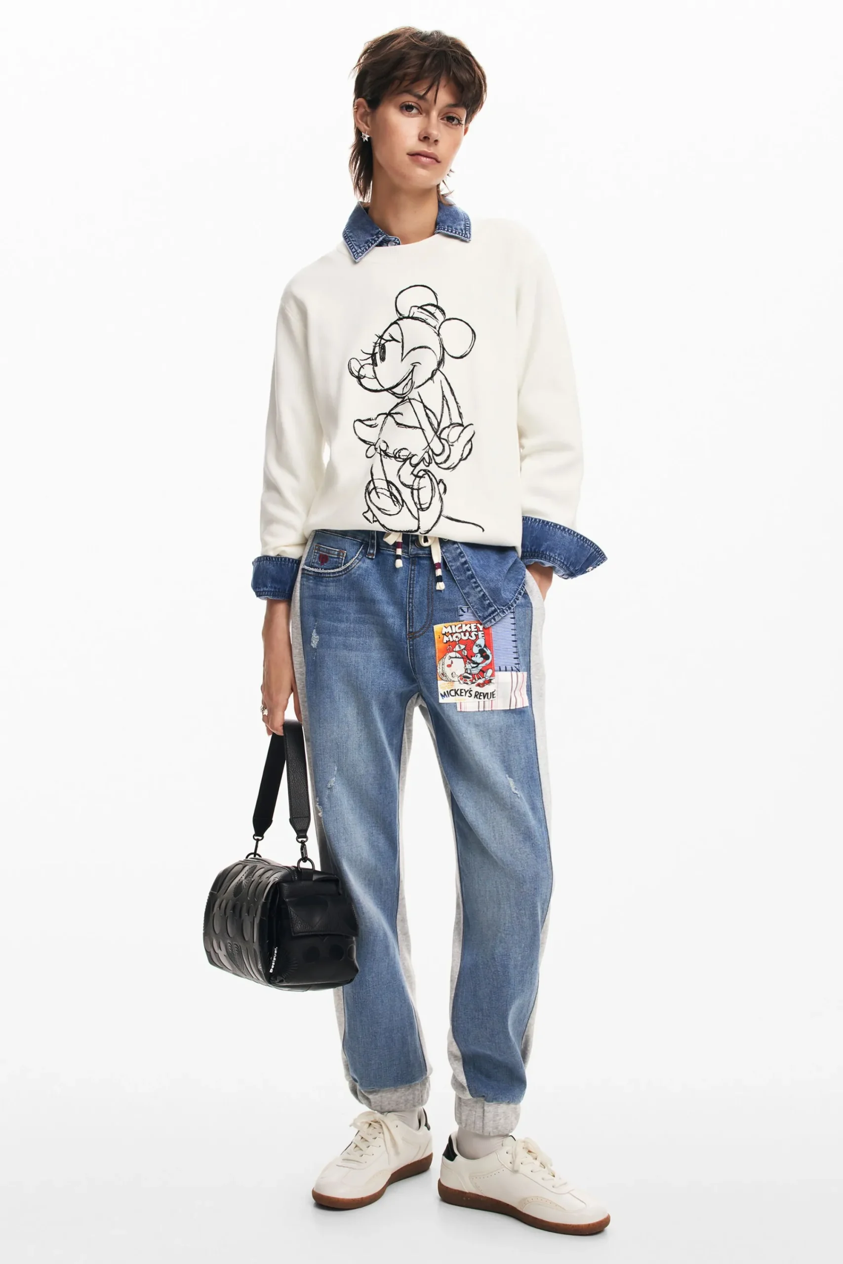 Ropa De Punto|Jerséis-Desigual Jersey Minnie Mouse