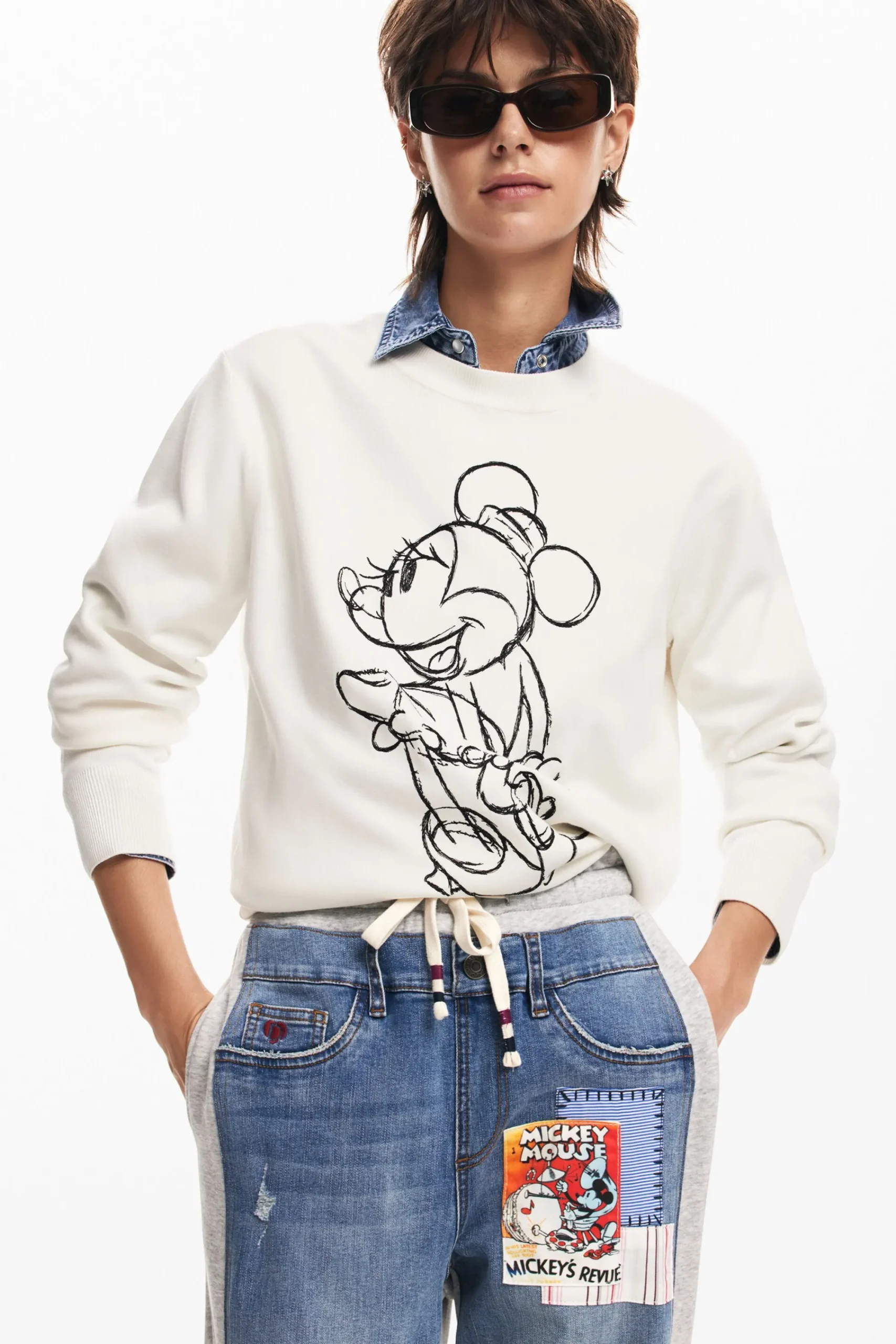 Ropa De Punto|Jerséis-Desigual Jersey Minnie Mouse