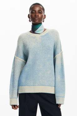 Ropa De Punto|Jerséis-Desigual Jersey oversize tie-dye